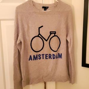 Bloomingdales Aqua medium Cashmere sweater